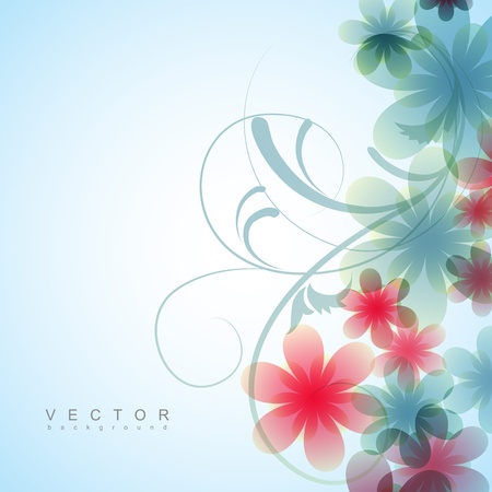 beautiful flower background designのイラスト素材