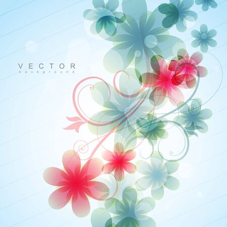 beautiful flower background designのイラスト素材