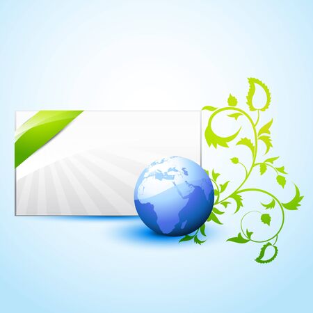 stylish nature background with space for your textのイラスト素材