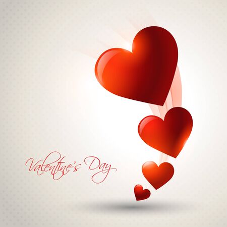 beautiful valentine day heart backgroundのイラスト素材