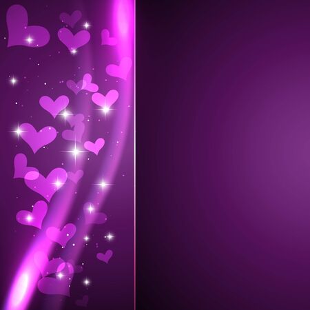 beautiful shiny heart design with space for your textのイラスト素材