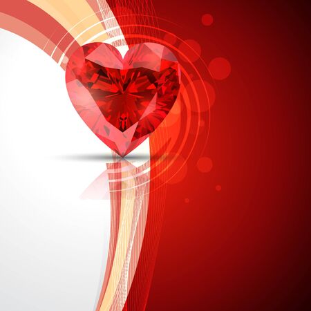 love heart design illustrationのイラスト素材