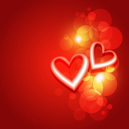 beautiful valentine day heart background design artworkのイラスト素材