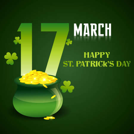 st patrick's day design illustrationのイラスト素材