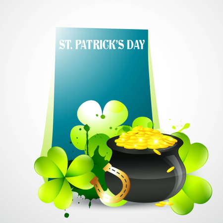 saint patrick's day illustration with space for your textのイラスト素材