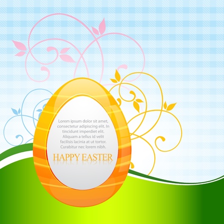 vector easter design with space for your textのイラスト素材