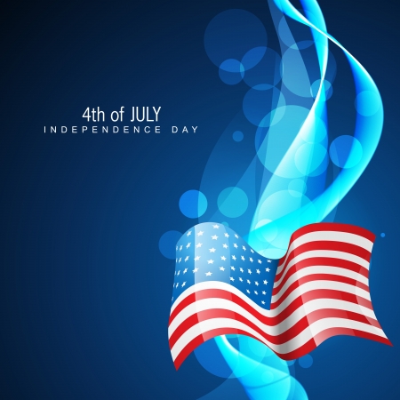 american independence day 4th of julyのイラスト素材