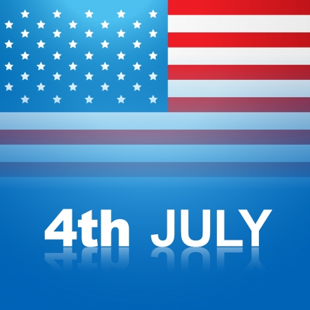 4th july american independence day のイラスト素材