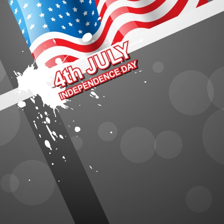 4th of july independence day design artのイラスト素材