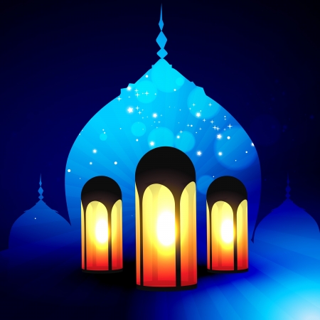 ramadhan kareem muslim vector illustrationのイラスト素材