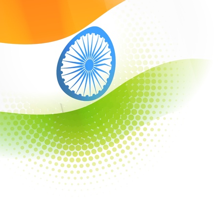 indian flag vector background designのイラスト素材