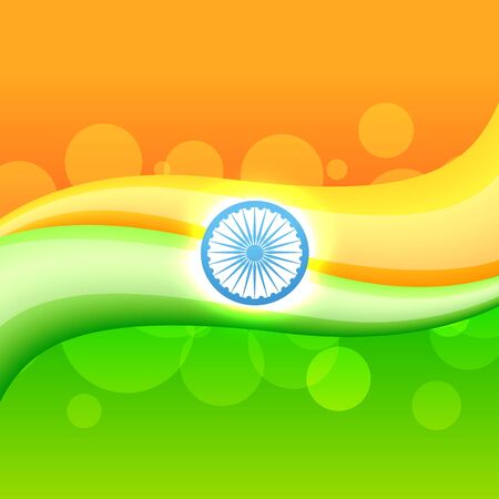 creative indian flag headers designのイラスト素材