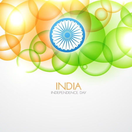 creative style indian flag vector designのイラスト素材