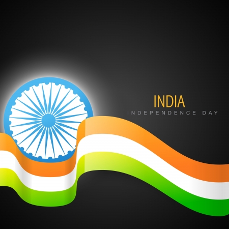 stylish indian vector flag design artのイラスト素材