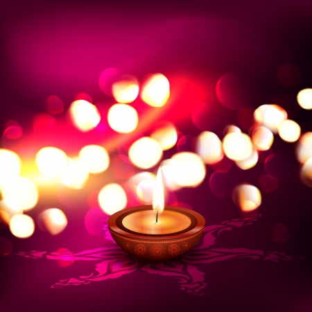 stylish diwali diya vector designのイラスト素材