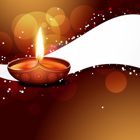 beautiful colorful stylish diwali backgroundのイラスト素材