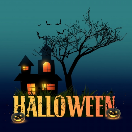 halloween vector design illustration artのイラスト素材