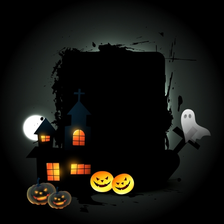 vector halloween design with space for your textのイラスト素材