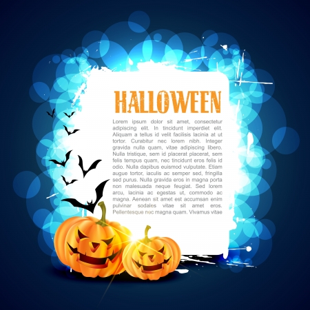 vector halloween card with space for your textのイラスト素材