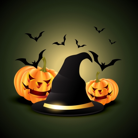 vector halloween pumpkins design illustrationのイラスト素材