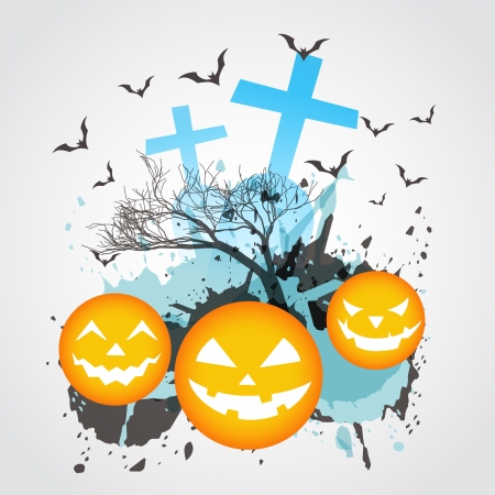 abstract halloween vector design artのイラスト素材