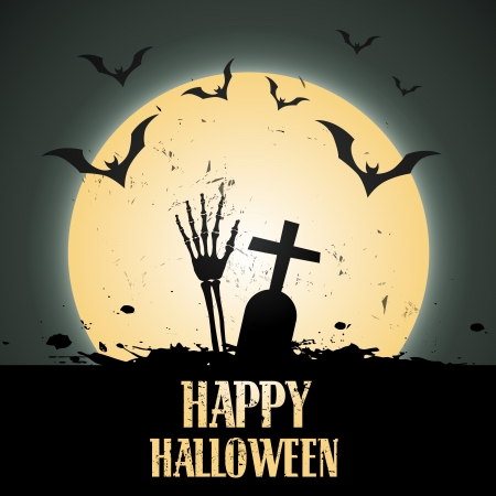 halloween vector design illustration artのイラスト素材