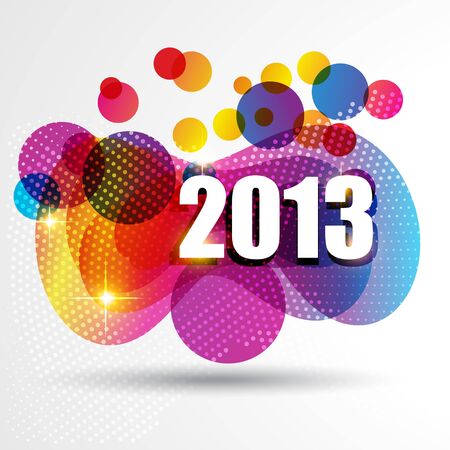 happy new year design illustrationのイラスト素材