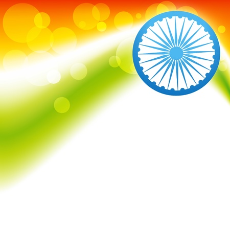 stylish creative vector indian flag designのイラスト素材
