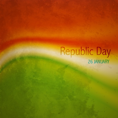 vector old style indian flag designのイラスト素材