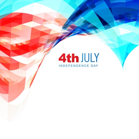 american independence day vector backgroundのイラスト素材