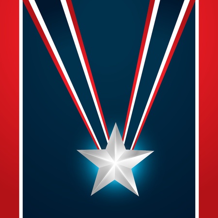 stylish vector independence day designのイラスト素材