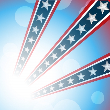 4th of july american independence day backgroundのイラスト素材