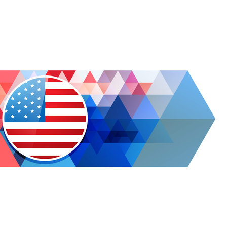 american independence day vector designのイラスト素材