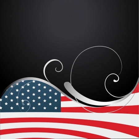 vector 4th of july american independence day designのイラスト素材