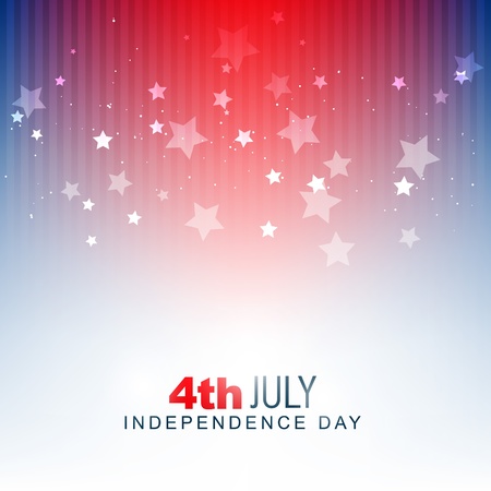 vector american independence day background designのイラスト素材