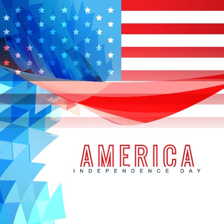 american independence day background designのイラスト素材