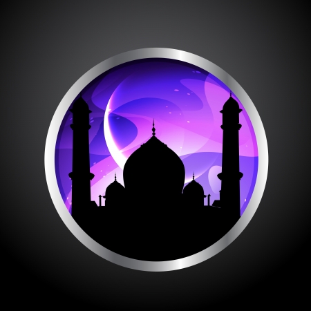vector ramadan kareem label designのイラスト素材