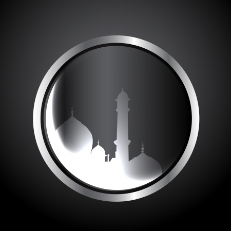 vector muslim festival eid ul fitar backgroundのイラスト素材