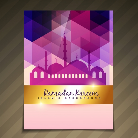colorful islamic festival ramadan template designのイラスト素材