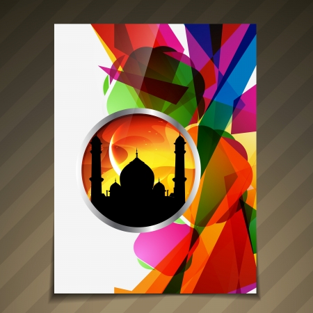 ramadan festival template vector backgroundのイラスト素材