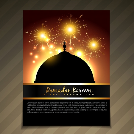 ramadan festival template vector backgroundのイラスト素材