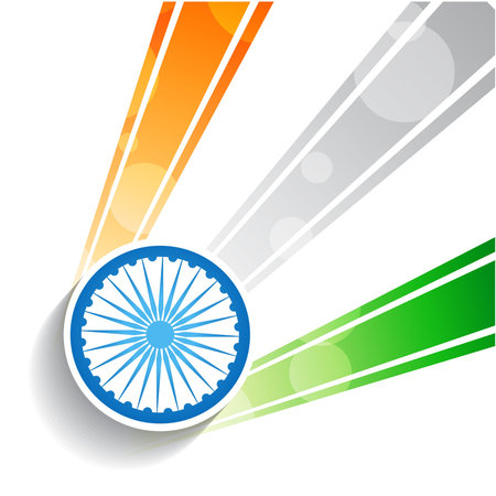 creative indian flag designのイラスト素材