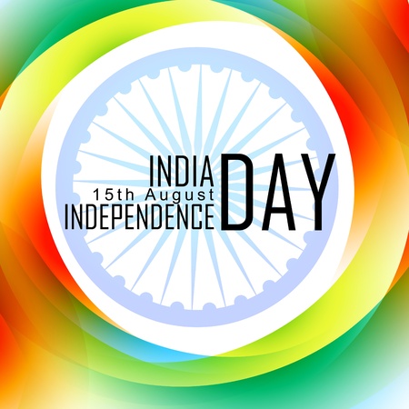 indian independence day design with flagのイラスト素材