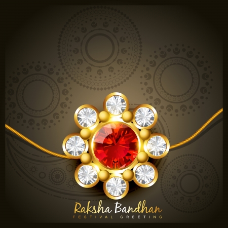 beautiful indian hindu festival of rakshabandhanのイラスト素材