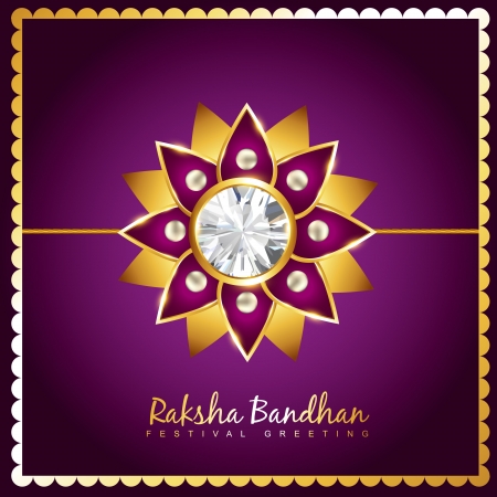 vector creative raksha bandhan backgroundのイラスト素材
