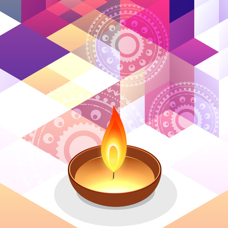 creative diwali festival background illustrationのイラスト素材
