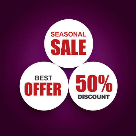 vector promotion design illustration designのイラスト素材