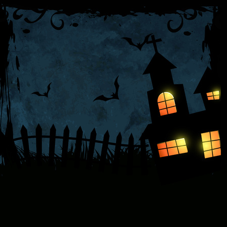 vector halloween design background illustrationのイラスト素材