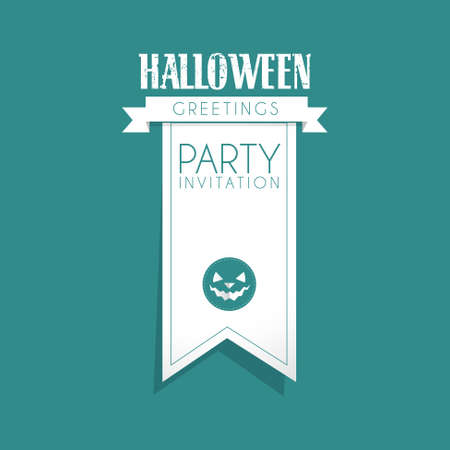 halloween party design card illustrationのイラスト素材