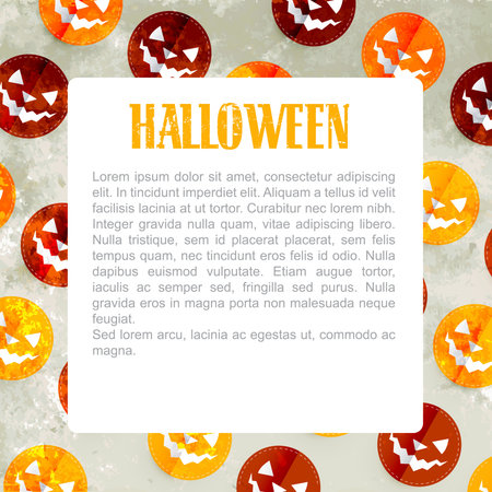 vector halloween pattern design backgroundのイラスト素材